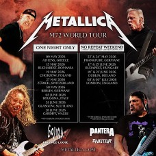 METALLICA: M72 WORLD TOUR, HAMPDEN PARK, GLASGOW, THURSDAY 25TH JUNE 2026